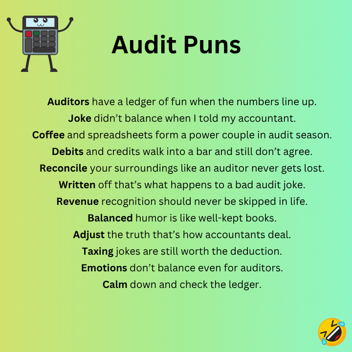 Audit Puns