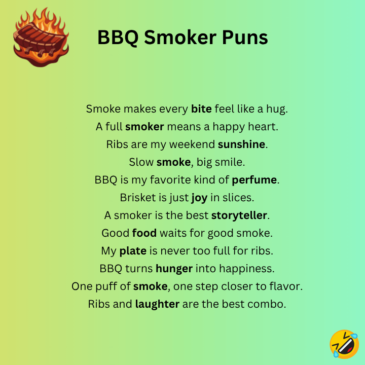 BBQ Smoker Puns
