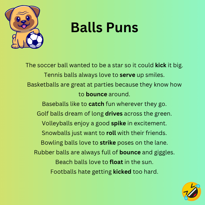 Ball Puns for Kids