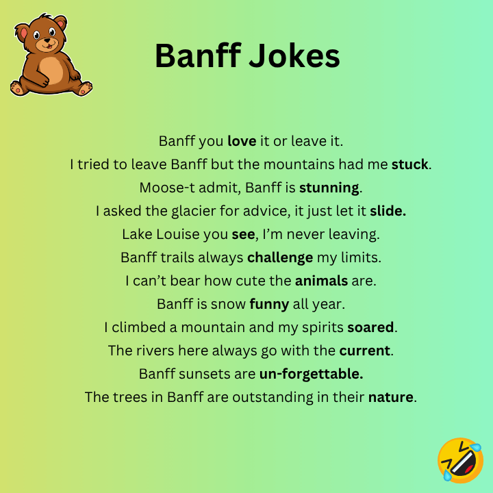 Banff Jokes One-Liner