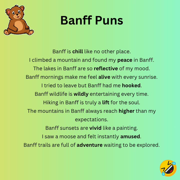 Banff Puns