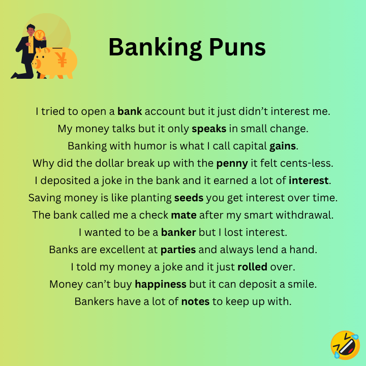 Banking Puns