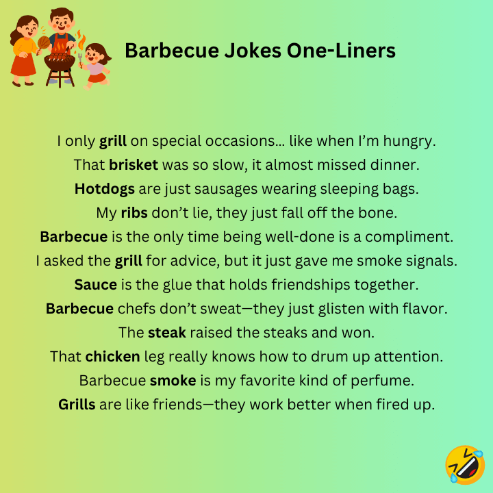 Barbecue Jokes One-Liners