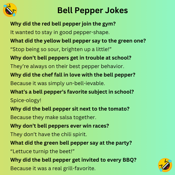 Bell Pepper Jokes