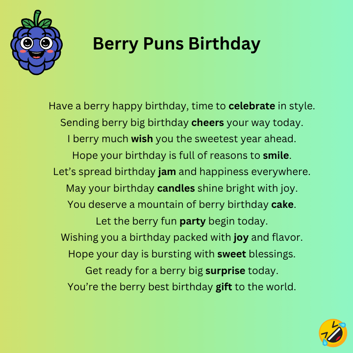 Berry Puns Birthday