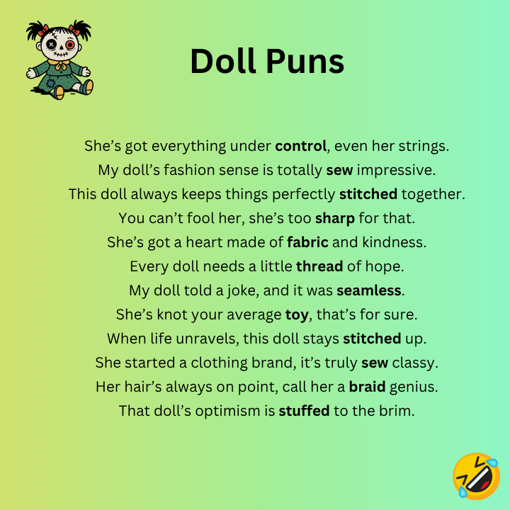 Best Doll Puns