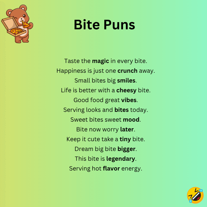 Bite Puns for Captions