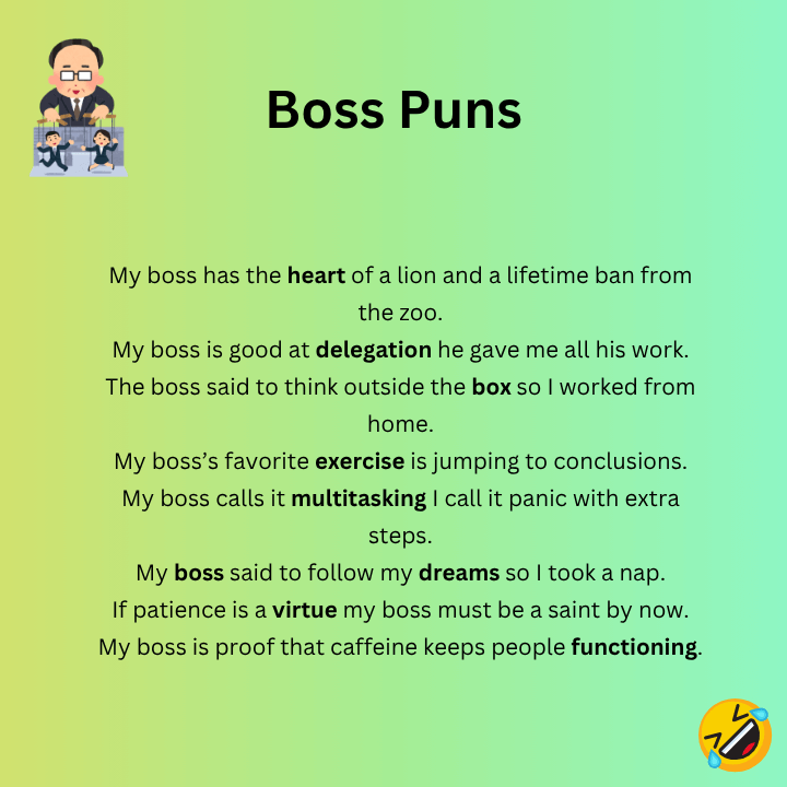 Boss Puns