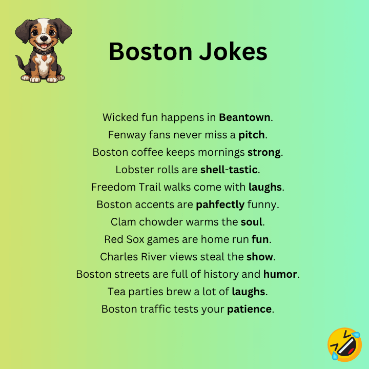 Boston One-Liner Jokes