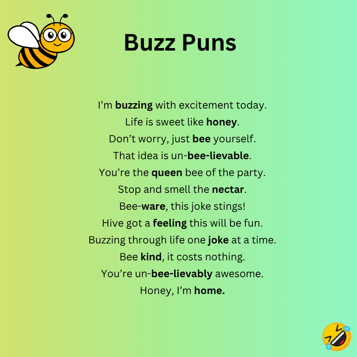 Buzz Puns One-Liners