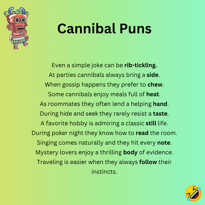 Cannibal Puns One-Liners