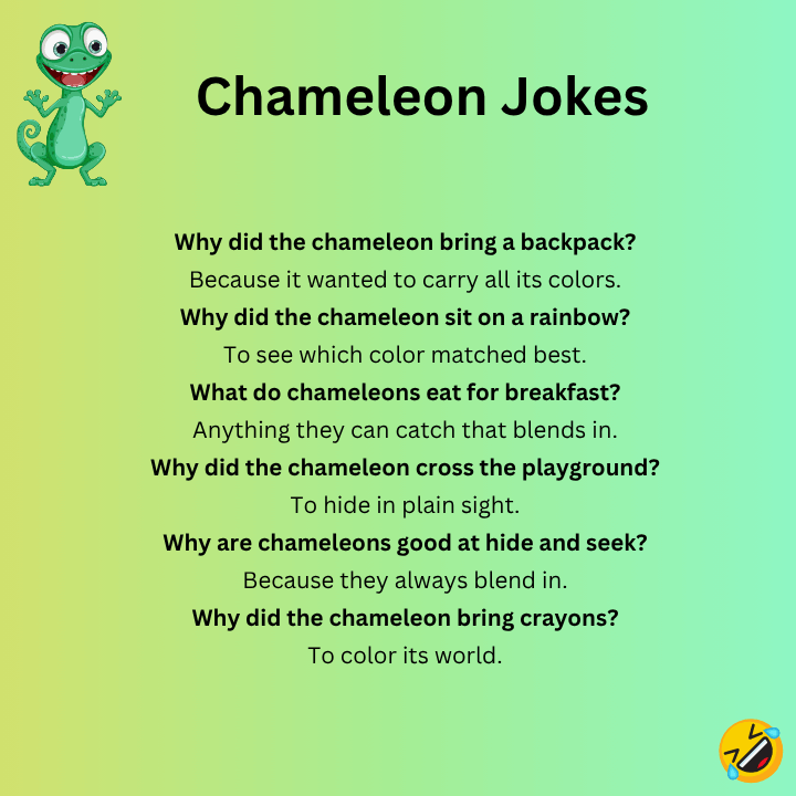 Chameleon Jokes for Kids
