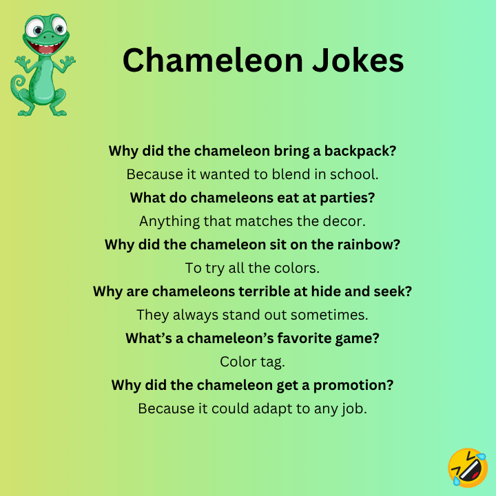 Chameleon Jokes