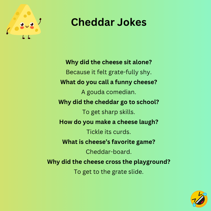 Cheddar Jokes for Kids