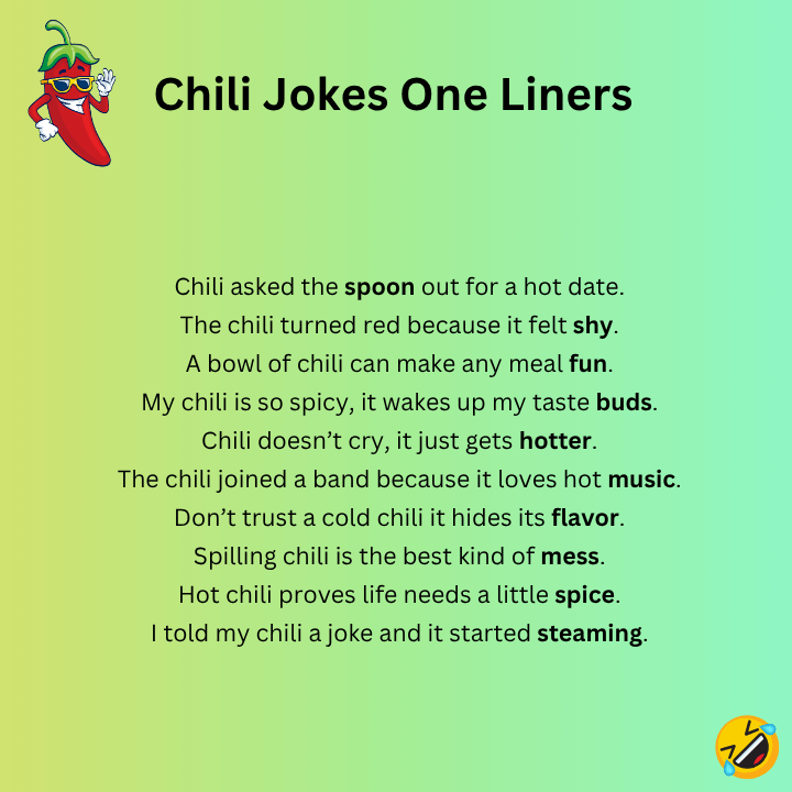 Chili Jokes One Liners