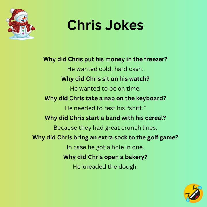 Chris Dad Jokes