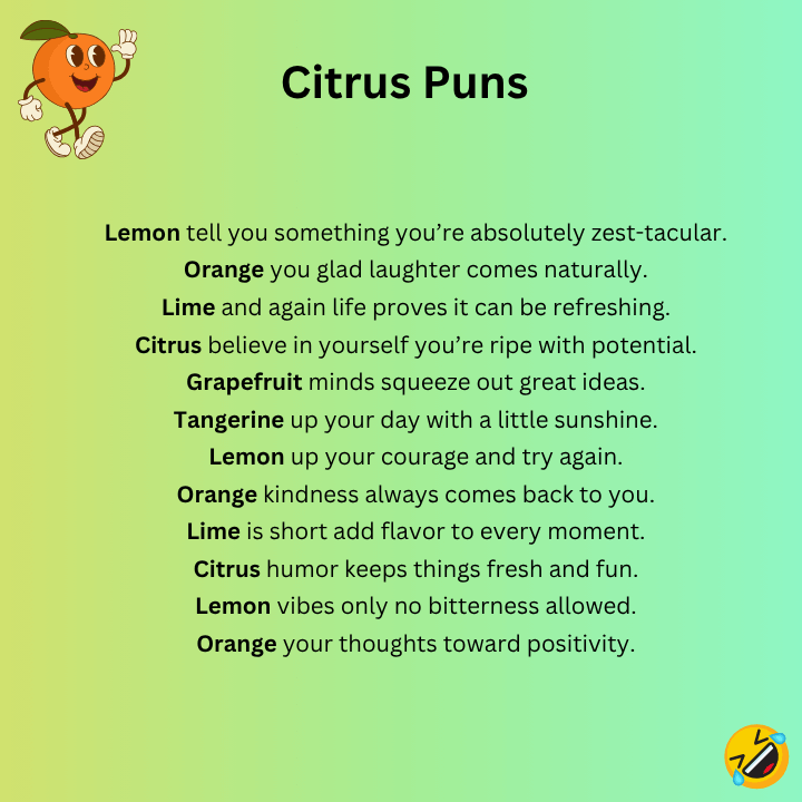 Citrus Puns