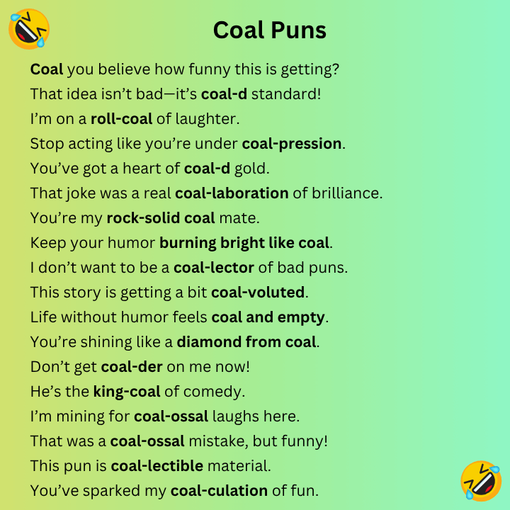 Coal Puns