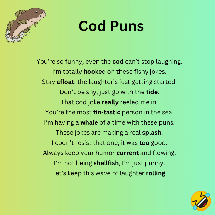 Cod Puns One Liners