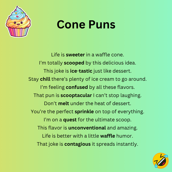 Cone Puns One Liner