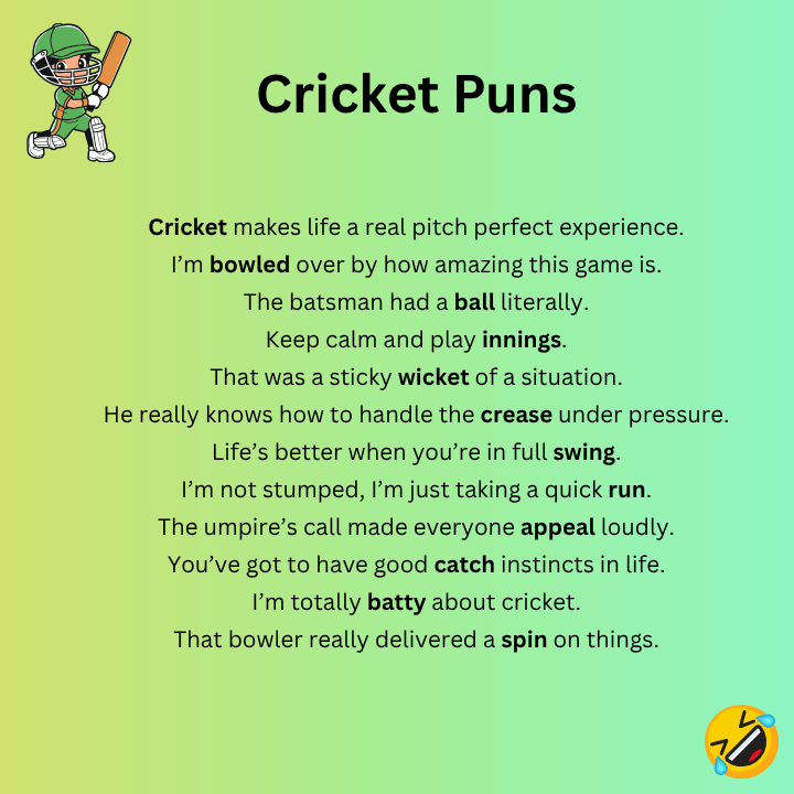 Cricket Puns