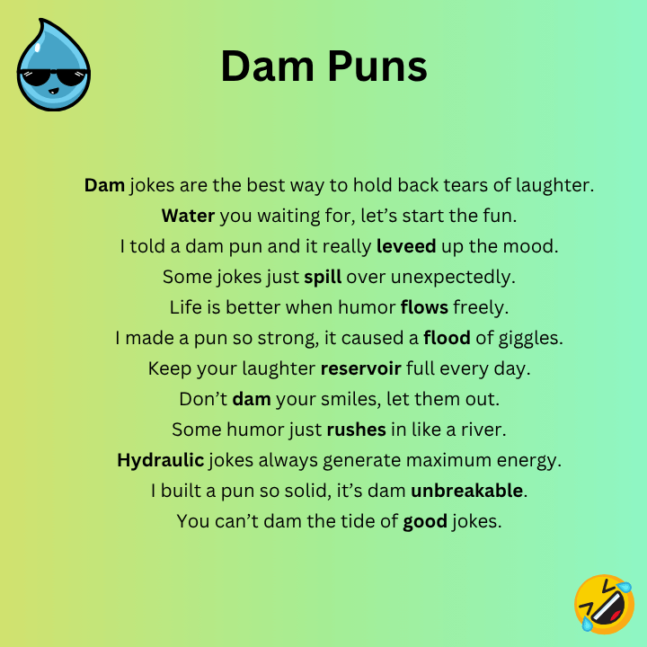 Dam Puns One-Liners