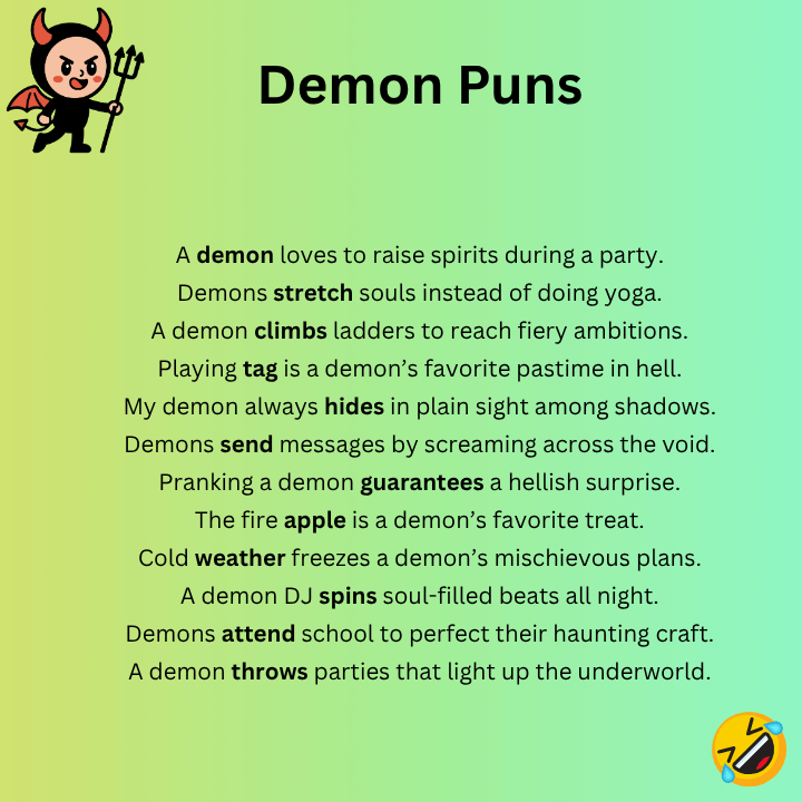 Demon Puns One-Liners