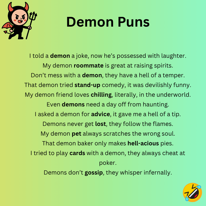 Demon Puns