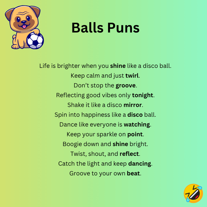 Disco Ball Puns