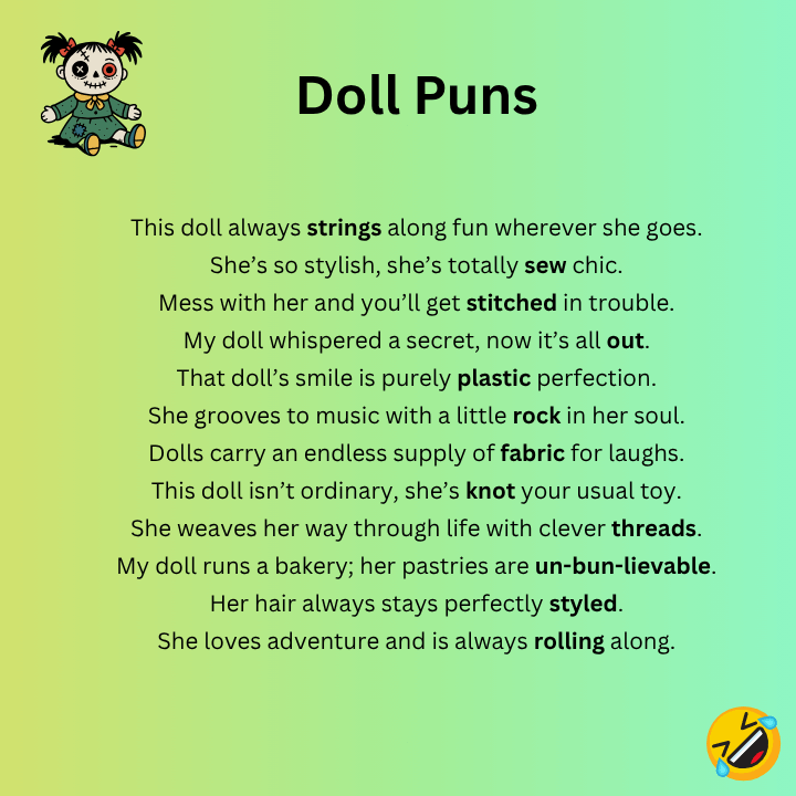 Doll Puns One-Liner