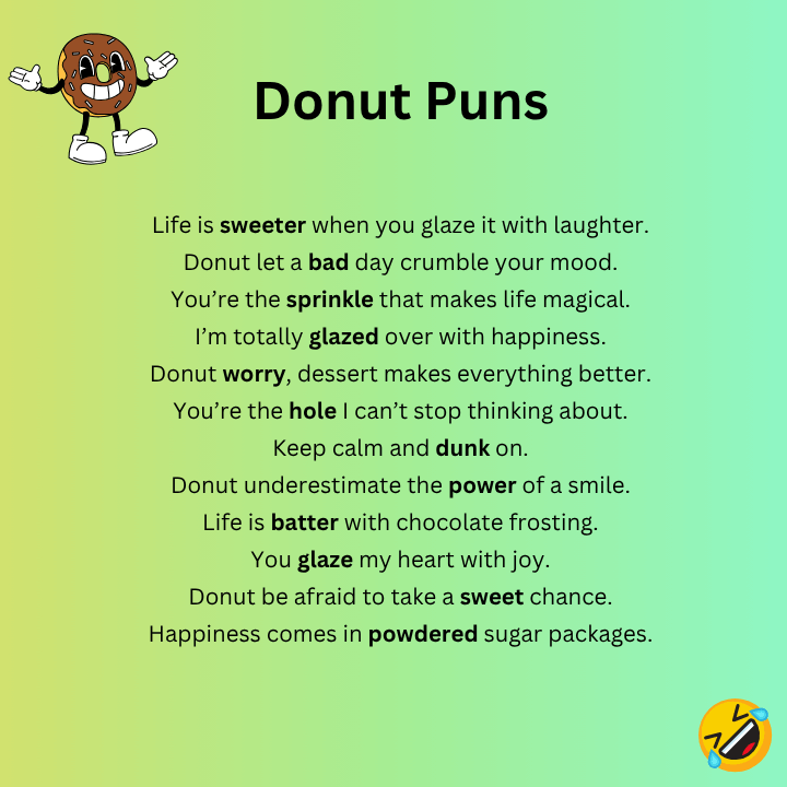 Donut Puns One Liner