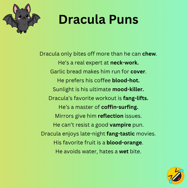 Dracula Puns One-Liner