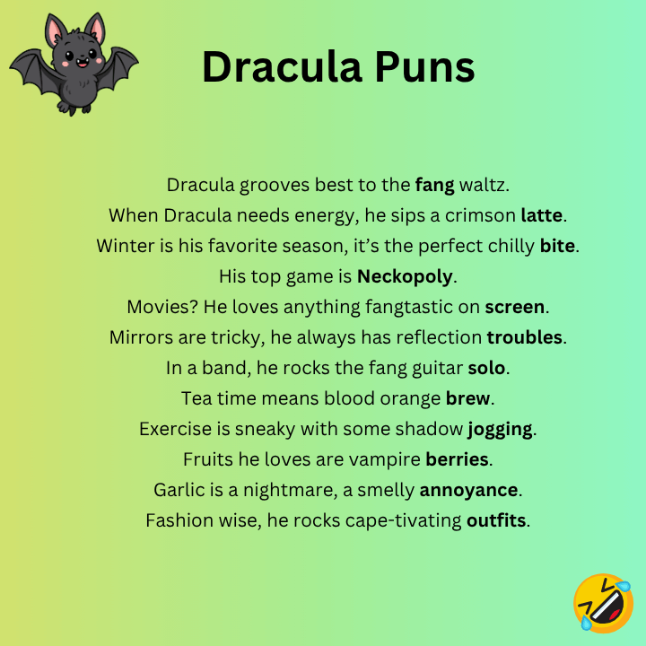 Dracula Puns