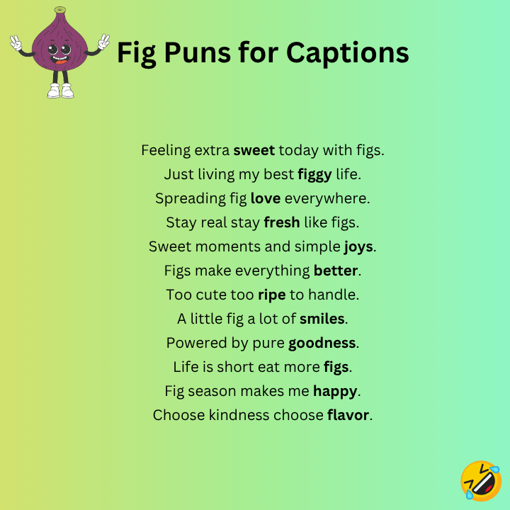 Fig Puns for Captions