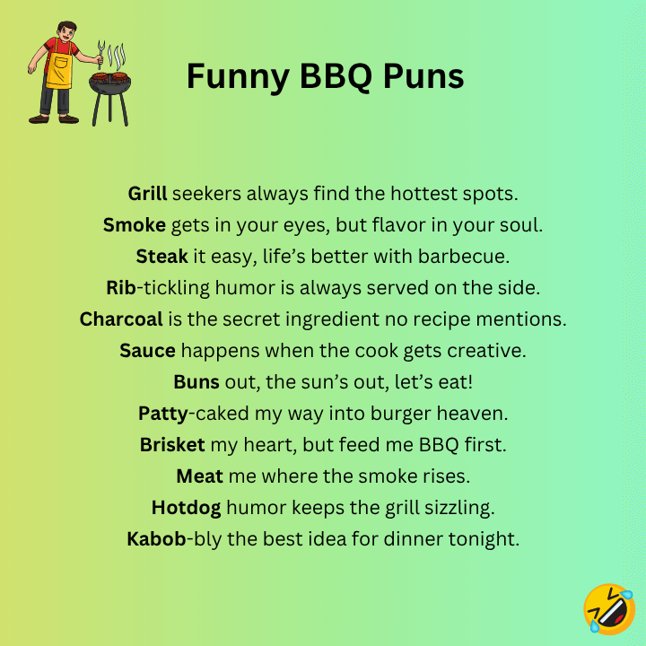 Funny BBQ Puns