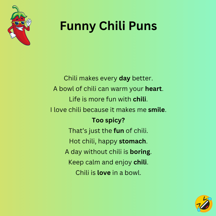 Funny Chili Puns
