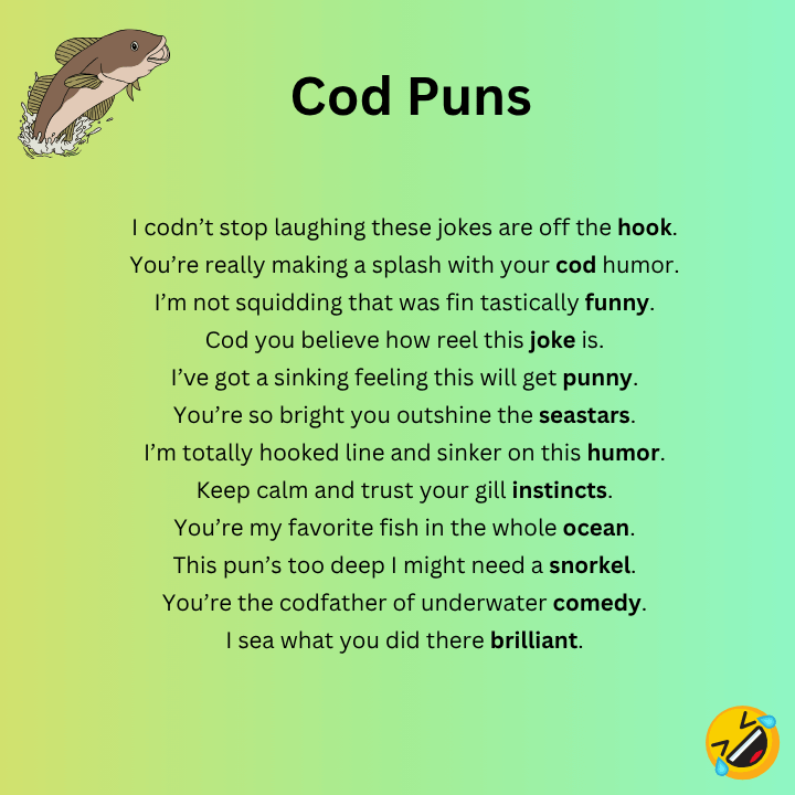 Funny Cod Puns