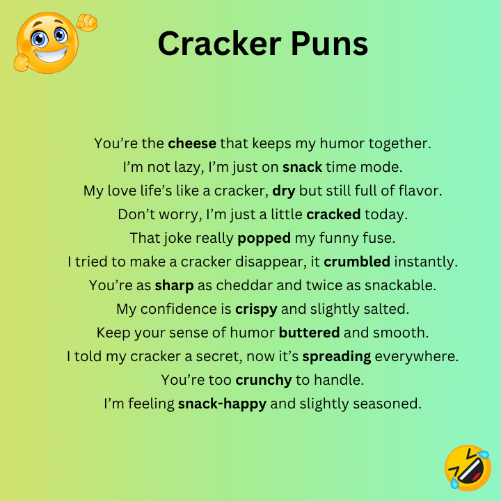 Funny Cracker Puns
