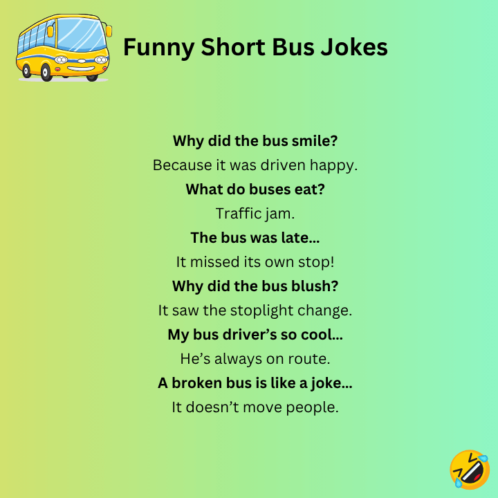Funny Short Bus Jokes