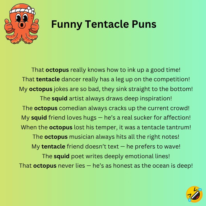 Funny Tentacle Puns