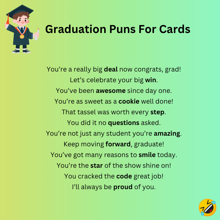 Graduation Puns For Cards