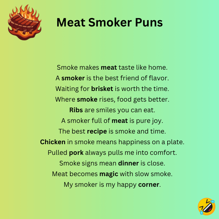 Meat Smoker Puns