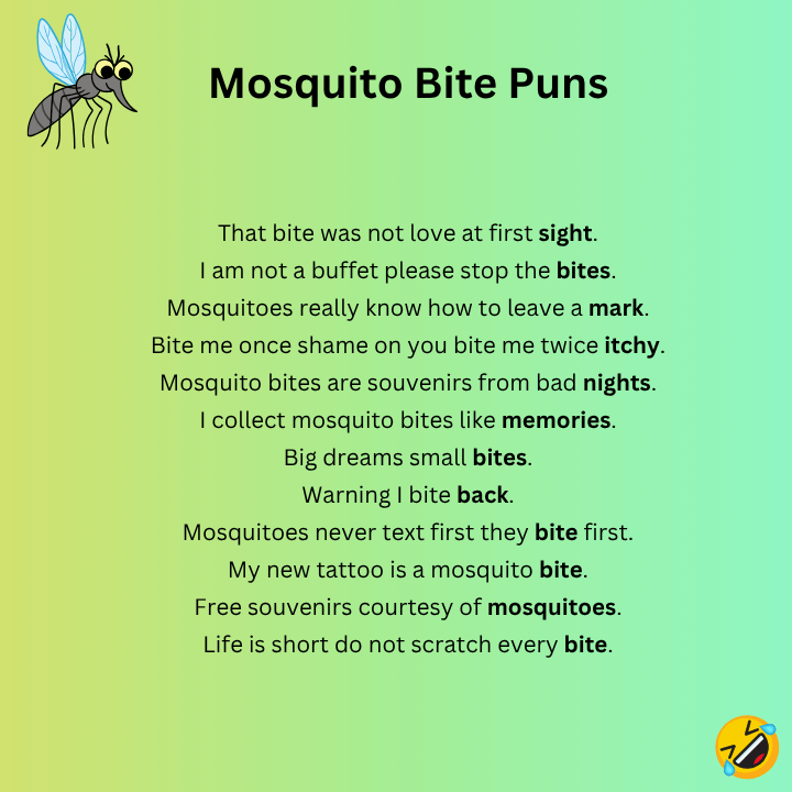 Mosquito Bite Puns 
