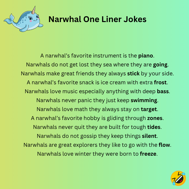 Narwhal One Liner Jokes