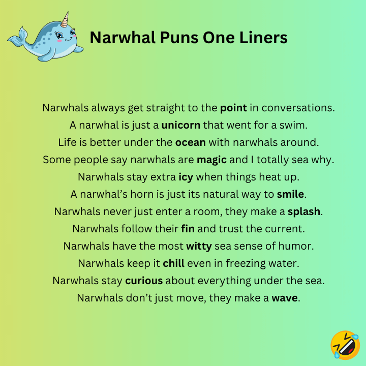 Narwhal Puns One Liners