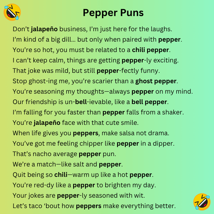 Pepper Puns