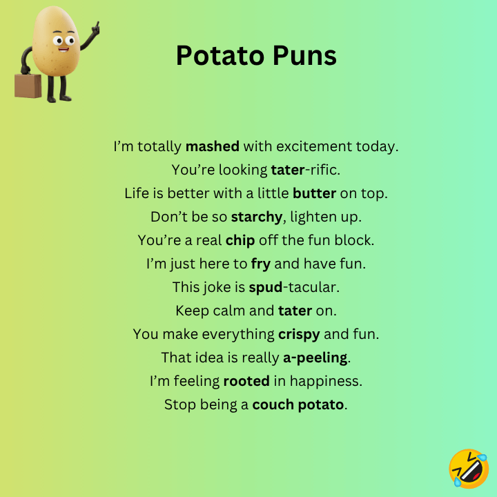 Potato Puns One-Liners