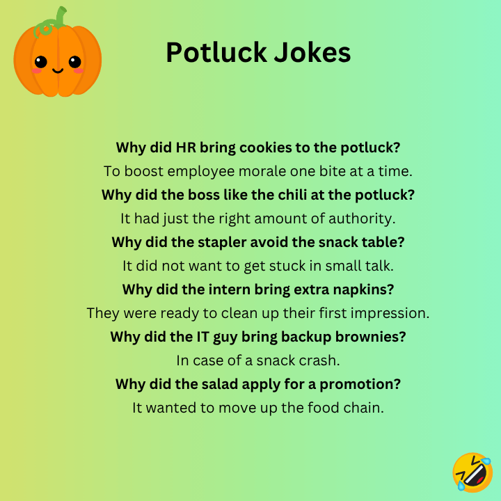 Potluck Jokes for Work