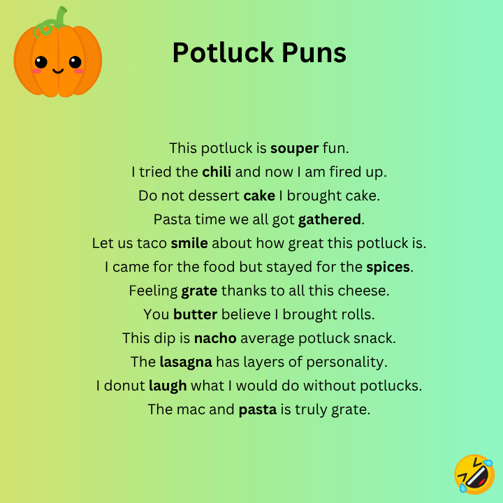 Potluck Puns