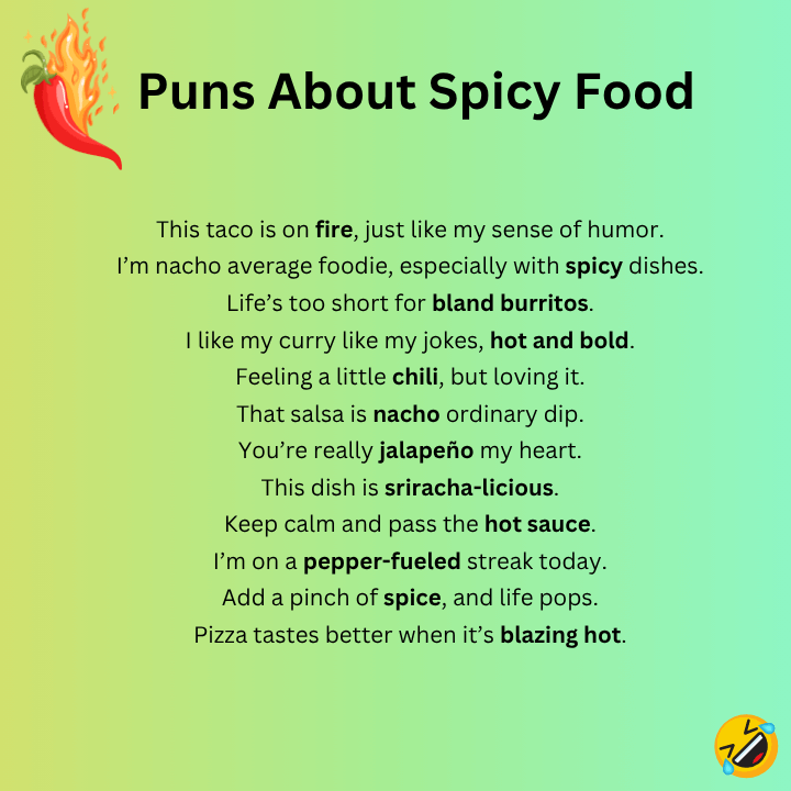 Puns About Spicy Food